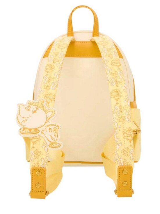 Loungefly Beauty & The Beast Belle Tonal Sketch Portrait Mini Backpack Bag NWT main image 5